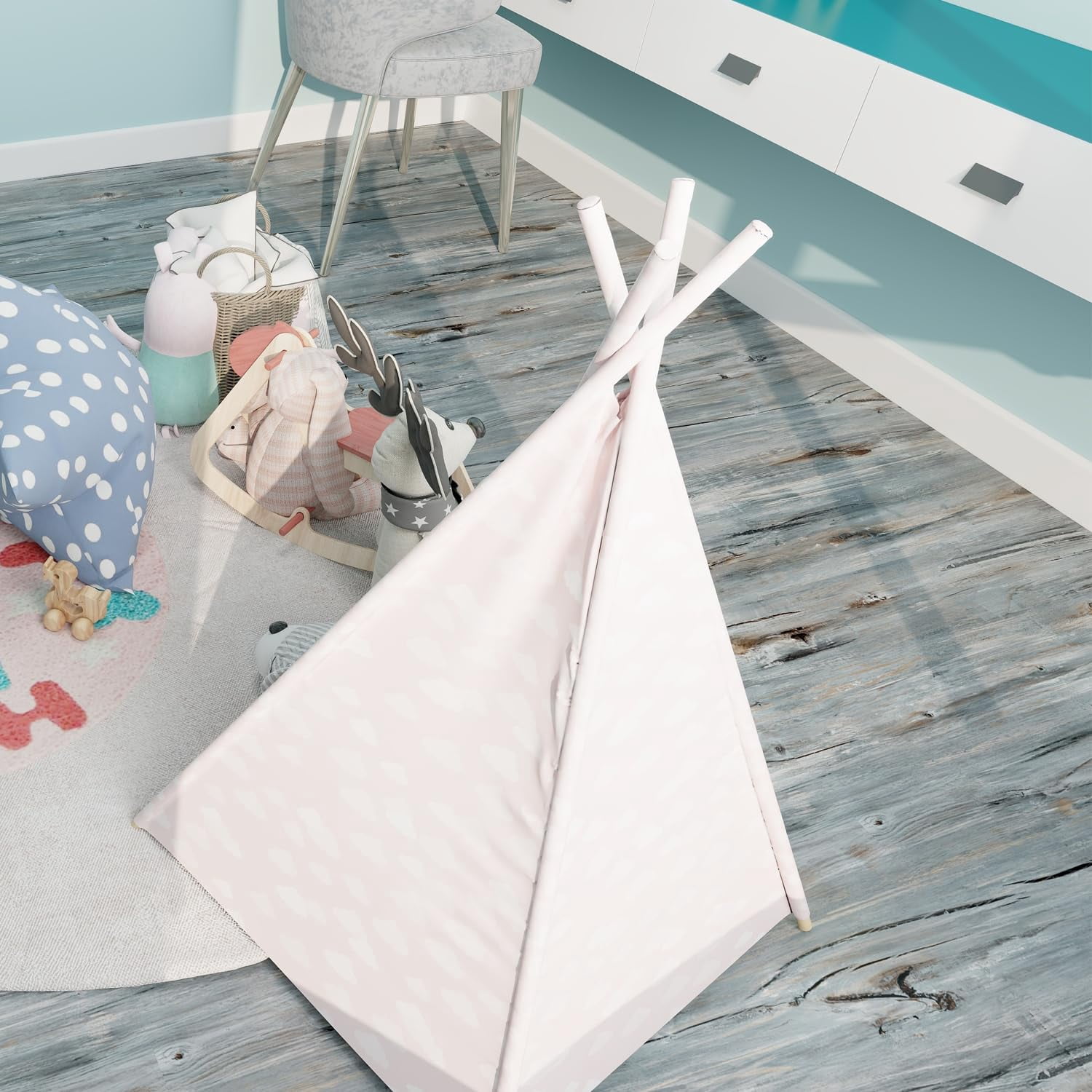 Peel and Stick Vinyl Flooring - 11.8" X 118" Nature-Inspired Colors Flooring, Realistic Wood Finish Floor Roll with Waterproof, Slip-Resistant - for Bathroom, Rv