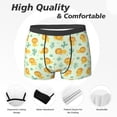 thumbnail image 2 of Men's Boxer Briefs, Cute Baby Lion Soft Comfy Mens Underwear Boxer Briefs Breathable With Widen Waist, 2 of 7