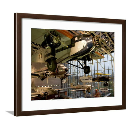 Aircraft in Smithsonian Air and Space Museum, Washington DC, USA Framed Print Wall Art By Scott T.