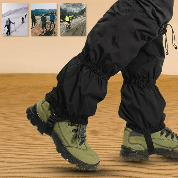 Todaioua Hiking Gaiters Lightweight Leg Gaiters Snow Gaiters Waterproof Windproof Durable Leg Cover Protect for Mountain Snow, Hiking, Skiing, Walking, Climbing