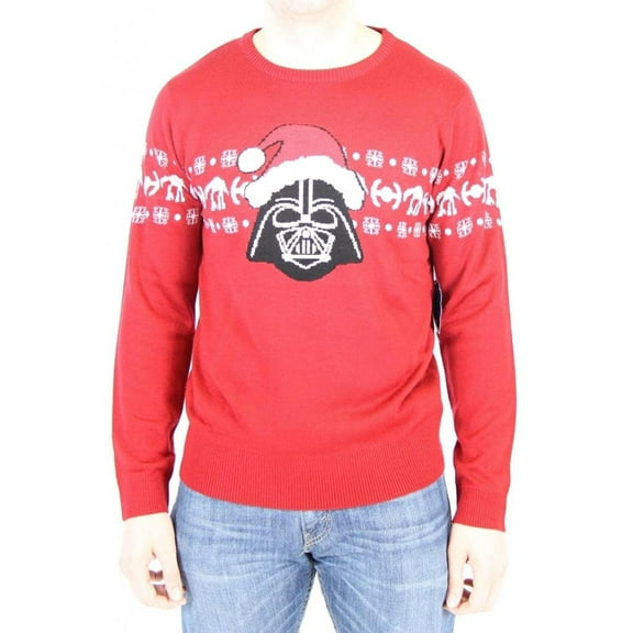 Star Wars Santa Hat Vader Adult Red Ugly Christmas Sweater