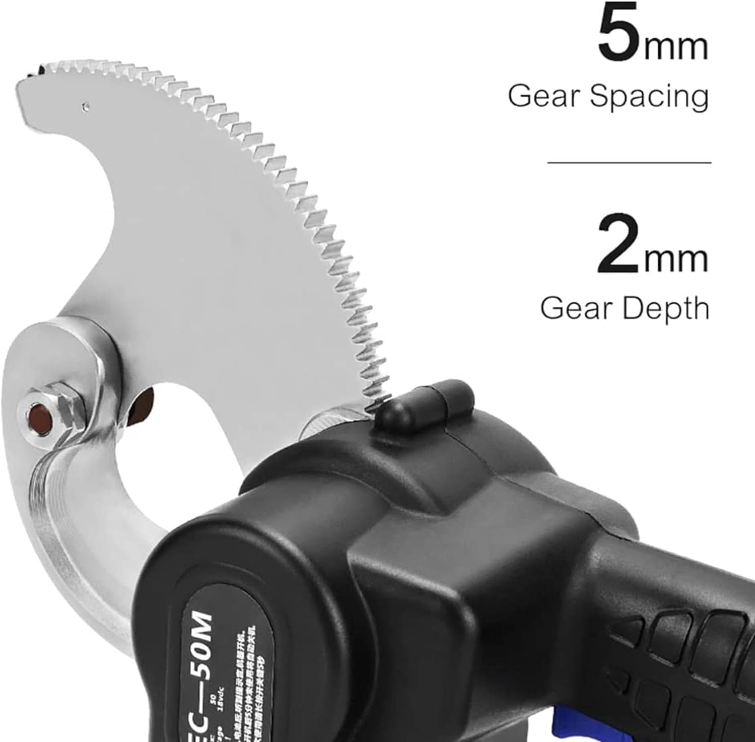 Electric Hydraulic Wire Crimper, Electric 50Mm/65Mm Ratchet Wire Cutter, Battery Powered Hydraulic Cable Cutter, Electric Wire Cutting Tool for Cu/Al Cable and Armoured Cable with 2 Gear Speed,65mm E