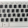 thumbnail image 2 of Pegatinas para teclado tailandés, letras del alfabeto, súper duraderas, para computadora portátil y de escritorio, color negro, 2 of 5