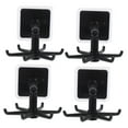 thumbnail image 4 of WHAMVOX  4 Pcs Utensils Holder Rotating Rotary Folding Sticky Hook Wall Mount, 4 of 8