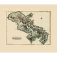 thumbnail image 3 of Lucas 23x20 Black Modern Framed Museum Art Print Titled - Caribbean Martinique - Lucas 1823, 3 of 5