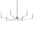 thumbnail image 3 of 52696PN Kichler Lighting Malene - 6 Light Chandelier-22.25 Inches Tall and 42 Inches Wide-Polished Nickel Finish, 3 of 7