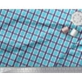 thumbnail image 2 of Soimoi Cotton Cambric Fabric Gingham Check Printed Craft Fabric by the Yard 42 Inch Wide, 2 of 3
