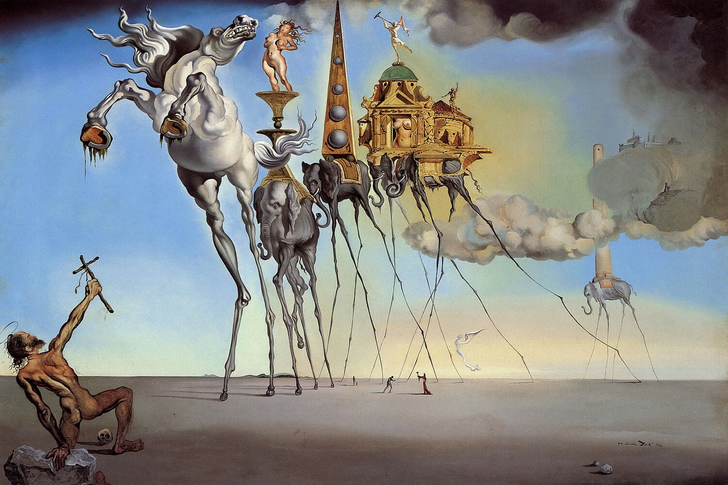 Art Print/Poster 11x14 inches The Temptation of St Anthony by Salvador Dali 