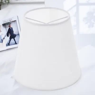 IMIKEYA White Fabric Clip- Lamp Shade for Table and Floor Lamps