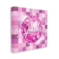 thumbnail image 3 of Stupell Industries Sparkle Pink Disco Ball Pattern Beauty & Fashion Painting Gallery Wrapped Canvas Print Wall Art, 3 of 5