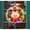 D, variant on Santa Luminous Door Hanging in A, Plastic, 26.5x23cm, Light-Up Santa Graphic, DIY Snowman Scene, Perfect for Holiday Door Decor