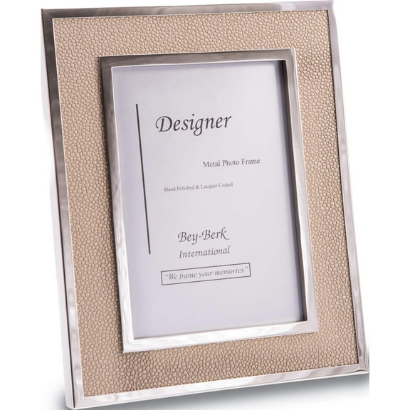Fashion Silver-Plated With Stingray Design 4X6 Photo Frame (6.65 X 1) Made In China gm13404