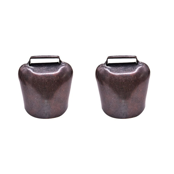 BRIGHTFUFU 2 piezas Thicken Small Tinkle Bells Colgante Shepherd Bell Accesorios para la cría de mascotas Campana para colgar Suministros de decoración para oveja, caballo, vaca