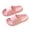 Pink, variant on hzomhy Unisex Children Soft Thickened Reversible Home Bathroom Slippers Summer Casual for Kids Daily Use Breathable Comfort Lightweight Everyday