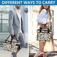 thumbnail image 6 of Insulated Cooler Bag with Multiple Pockets Lightweight Lunch Box Tote for Travel Beach Camping Office Christmas Spices and Holly Leaves, 6 of 7