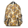 thumbnail image 3 of Sunflower Backpack for School,Cute School Bag,Schoolbag with Adjustable Shoulder Straps & Padded Back,16.9 Inch, 3 of 5