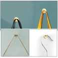 thumbnail image 3 of RENACLIPY 50Pcs Picture Hanging Hardware Iron Push Pins Golden Frame Hangers for Decor, 3 of 8