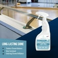 thumbnail image 4 of Clean100 Stainless Steel Cleaner & Degreaser 100% Natural Cleaner Spray, 25 fl Oz, 4 of 7
