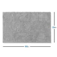 thumbnail image 3 of Nestl Bathroom Rugs, Machine Washable Bath Mats For bathroom Floor Rugs, Nonslip Backing Rubber Bath Rug, Silver, 3 of 6