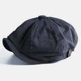 thumbnail image 3 of LEKODE French Beret Hats for Women Summer Beret Hats for Women Caps for Women Flat Caps Wool Hats for Women Paperboy Hat Navy One Size, 3 of 9