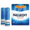 Nasacort Allergy 24HR Nasal Spray for Adults, Non-Drowsy & Alcohol-Free, 120 Sprays,, 0.57 Fl Oz (Pack of 2) (738565)
