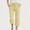 Yellow, variant on ITSAME Girls Cotton Linen Pants, Plaid Print Loose Fit Elastic Waist Kids Casual Fashion Pants with Pockets Pink 13T