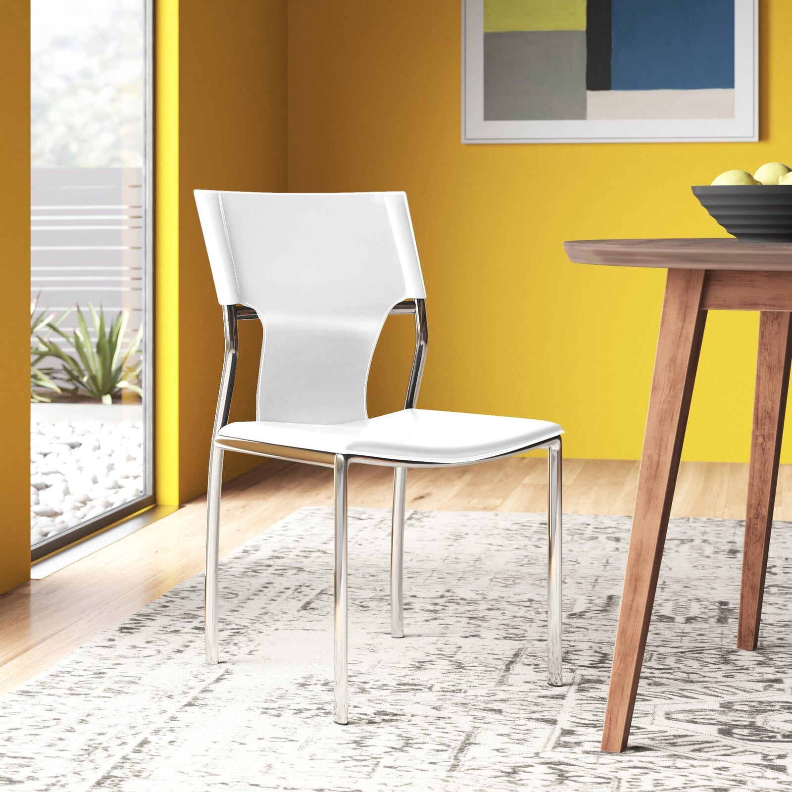 Wilder genuine leather upholstered dining chair deals