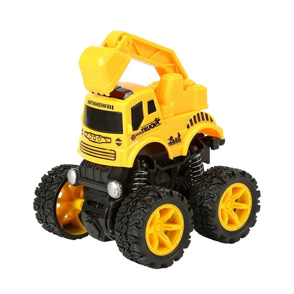 Voiture Acrobatique Inertielle pour Enfants 4x4 Véhicule Tout-Terrain Voiture Militaire Camion de Pompiers Voiture d'Ingénierie Modèle Jouets pour Garçons Cadeaux