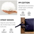 thumbnail image 4 of Porch Swing Cushions Thickened 5 inch 3 Seat Garden Swing Seat Cushions Replacement Waterproof Outdoor Bench Cushions 60 x 40 inch, 4 of 15