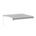 thumbnail image 7 of ALEKO Retractable Home Patio 12 x 10 feet Awning Silver Gray Canopy Sunshade, 7 of 7