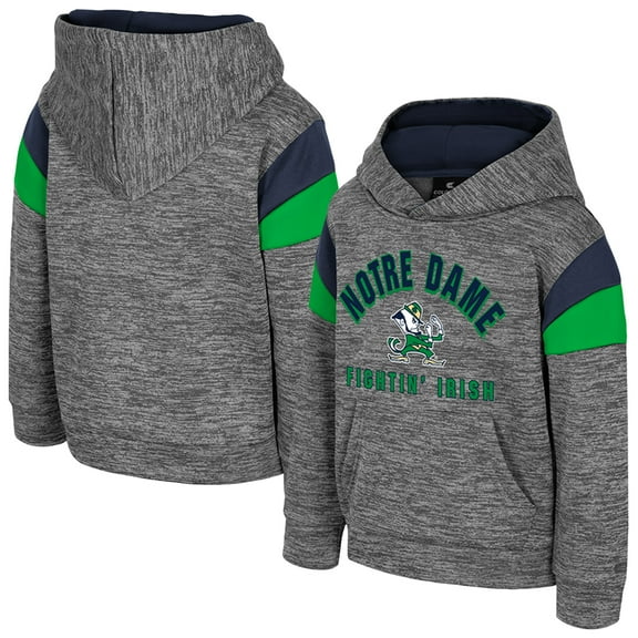 Toddler Colosseum Gray Notre Dame Fighting Irish Wizard City Hoodie