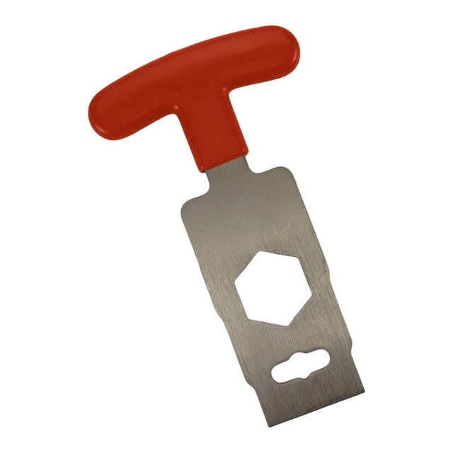 Almencla Pool Plug Removal Tool Comfortable Grip SPA Portable Drain Plug Removal Tool Red