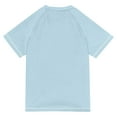 thumbnail image 6 of FORMRS Boys Rash Guard Short Sleeves Swim Shirt Quick Dry UPF 50+ Sun Protection, Sizes 3-12T, Abstract Mountain, 6 of 6