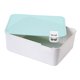 thumbnail image 4 of Organizador de cajones Contenedor de almacenamiento de ropa Organizador de cosméticos Contenedor de almacenamiento duradero multiusos de gran Tapa azul, 4 of 9