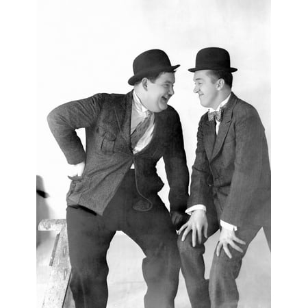 Stan Laurel And Oliver Hardy Ca 1930S Photo Print