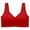 Womens Bras Red, variant on ylioge 2025 M-5X Plus Size Sports Bras for Women Wireless Push Up Lightweight Solid Color Support Lifting Seamless-Underwear Bra