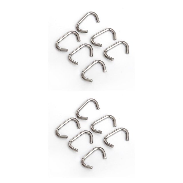 bedienty 6pcs Scuba Sidemount Clip Professional Sturdy Nylon Band Clamp Stainless Steel Fixator Clips Diving Tool Fix Holder 3mm 2Set