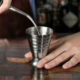 thumbnail image 4 of 75ml Stainless Steel Measure Cup Jigger Shot Drink Spirit Mixed Cocktail Beaker For Bar Party, 4 of 5