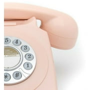 GPO Retro GPO746DPBPN 746 Desktop Push Button Telephone - Carnation Pink [MISC ACCESSORY] Pink