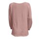 thumbnail image 4 of Mujeres damas sólido manga larga cremallera cuello en V pulóver blusa Tops camisas Fridja  hj3461, 4 of 5