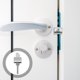 thumbnail image 4 of WORGEOUS Cierras de seguridad de 2 piezas seguras en el interior de las cerraduras de la puerta de las puertas de las puertas del hotel para viajeros, 4 of 8