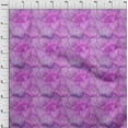 thumbnail image 4 of oneOone Cotton Poplin Purple Fabric Texture Leaf Quilting Supplies Print Sewing Fabric By The Yard 42 Inch Wide, 4 of 4