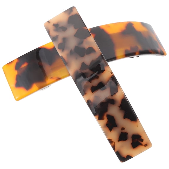 Tineasur 2pcs Assorted Color French Hair Clips for Women's Stylish Spring Barrettes for Elegant Hairstyles