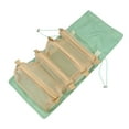 thumbnail image 2 of Neceser de viaje enrollable, contenedor multiusos con , bolsa de cosméticos de maquillaje desmontable para cepillos acondicionadores, juego de Verde shamjiam Neceser de viaje, 2 of 9