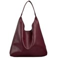 thumbnail image 1 of Bolso Mano Hombro Retro Cuero PU Suave para Mujeres Y Niñas (Vino) Rojo, 1 of 2