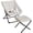 Off-white, variant on Eastvita XL Foldable Saucer Chair with Plush Faux Fur - Portable Accent Seat in Blue for Living Room Dorm Bedroom Non - Slip Base for Adults Teens