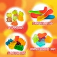 thumbnail image 6 of Gummy Candy Mix | 2 Pound Variety Pack | Gummy Worms, Bears, Butterflies, 3D Bears, 3D Dinosaurs, 6 of 7