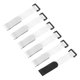 thumbnail image 1 of Uxcell 6 Pcs Reusable Battery Tie Down Straps, 1"x8" Nylon Multipurpose Battery Hold Down Adjustable Cinch Strap Hook Loop Fastening Tie for Quadcopters FPV RC Drone Boat Car, White, 1 of 6