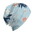 thumbnail image 3 of Beanie Hats for Men and Women, Kimono Crane Flowers Patterns Adult Unisex Knit Hat Winter Warm Skull Cap, 3 of 7