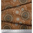 thumbnail image 3 of Soimoi Poly Georgette Fabric Mandala Ethnic Print Fabric by Yard 42 Inch Wide, 3 of 3